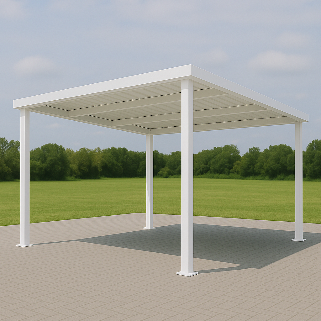 Freestanding Flat Roof Trimdeck Patio Kit - 3m x 4m